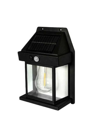 Besthome1 Yeşil Güneş Enerjili Dış Cephe Lambası, İnsan Algılama 3 Mod, Bahçe Villa Avlu Işığı, Sıcak Işık, 1800mah Batarya Jy