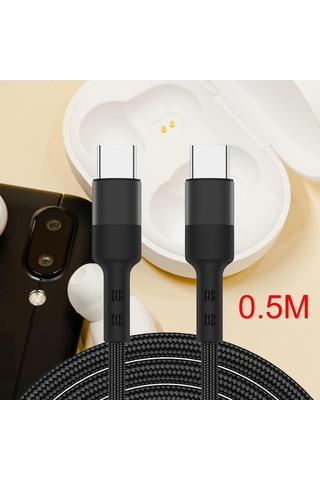 Suntek USB C Veri Kablosu 3.8 MM 50 CM