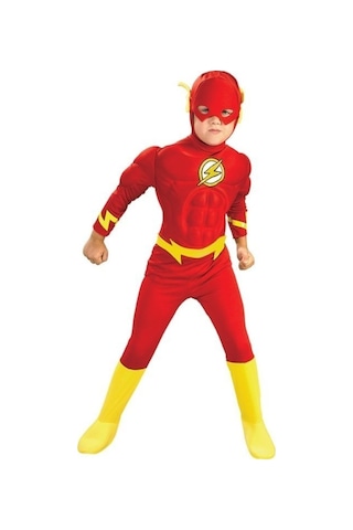Kostümsarayı Flash Kostümü Kaslı Lüks