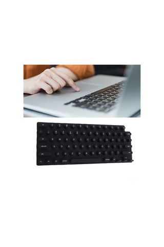 Yuntech01 Uzun Tırnaklı Kişiler İçin Pembe Silikon Klavye Koruyucu - Macbook Pro 14/16 2021-2024 Ve Air 13/15 2022-2024 Uyumlu