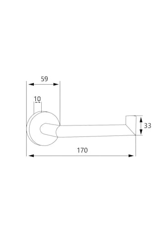 Soho Oscar Tuvalet Kağıtlık Açık Krom
