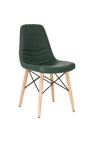 Bintaşmobilya Rose Ahşap Deri Rahat Sandalye