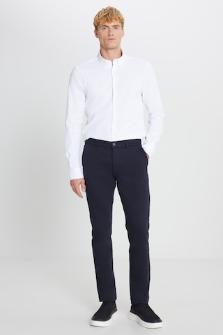 AC&Co / Altınyıldız Classics Erkek Lacı Pamuklu Slim Fit Dar Kesim Yan Cep Casual Pantolon Lacı