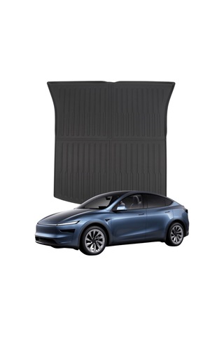 Tesla Juniper Arka Bagaj Havuzlu Kauçuk Paspası Üst Kısım - Siyah