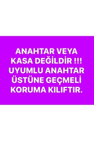 Amblemli Togg T10x-t10f Uyumlu Anahtar Kılıfı Kırmızı