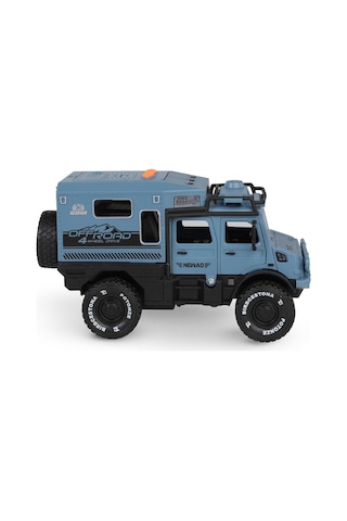 Vardem Kutulu Sürtmeli Işıklı Müzikli Off-Road Lüks Araba - Mavi S3018170026N1