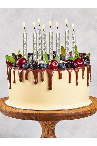 Infant Gümüş Pasta Mumları 162037584 Diğer