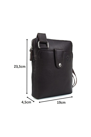 Kangaroo Kıngdom Postacı Çanta Erkek Hakiki Deri Modern Askılı Kangaroo K. 4544-T