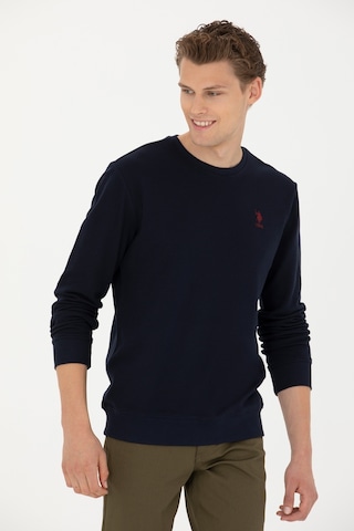 U.s. Polo Assn. Yuvarlak Yaka Lacivert Erkek Sweatshirt 1668658 Lacivert