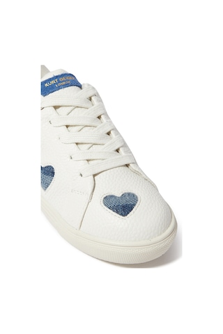 Kurt Geiger Çocuklar Için Sevimli Deri Spor Ayakkabılar Off White