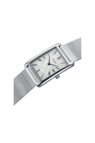Obaku Denmark V311lxcwmc Quartz Gri Hasır Kordon 24 Mm Kadın Kol Saati Gri