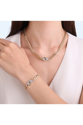 Altınbaş Altınbaş Golden Chain Bileklik Abl0382-y-24737-t75mm Çok Renkli