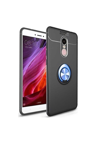 Xiaomi Redmi Note 4X Kılıf Yüzüklü Magnetli Ravel Case