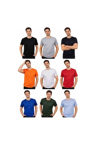 Gayem Butik Kısa Kol T-shırt Gri