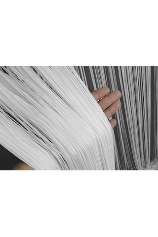 İP PERDE ZİNCİR BEYAZ RENK 300 x 280 CM Beyaz