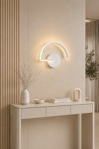 Mori Modern Led Duvar Apliği Günışığı Beyaz
