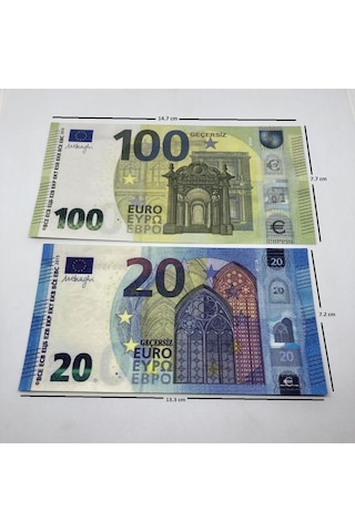 Aykar 200 Adet Geçersiz 20 Ve 100 Euro Düğün Para Dizi Film Tiktok Ve