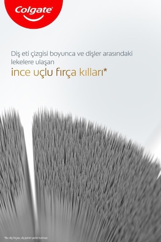 Colgate Total Whitening 1+1 Yumuşak Diş Fırçası Siyah