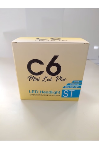 H11 Led Mini Led Xenon 12800 Lümen H11 Slim Led Zenon Beyaz
