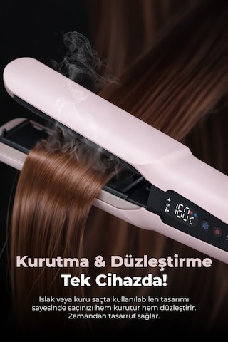 Ks-914 Profesyonel Kurutma & Düzleştirme Makinesi 1300w 5 Sıcaklık 3 Hız Ayarı