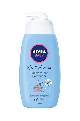 Nivea Baby 2'si 1 Arada Bebek Saç ve Vücut Şampuanı 500 ML