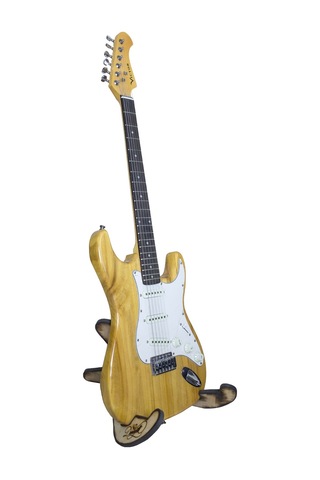 Ahşap Klasik Akustik Elektro Gitar Standı Donizetti Siyah