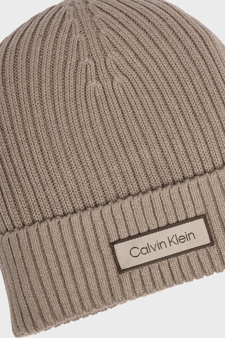 Calvin Klein Logolu Pamuklu Bere Lv04d8053gvfu Erkek Bere Lv04d8053g Vfu Toprak