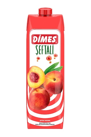 Dimes Şeftali Nektarı 1 Lt X 6 Adet