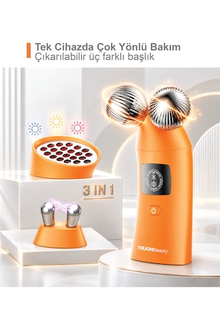 Touchbeauty Tb1767 Çok Fonksiyonlu, 3 Başlıklı, Yüz Ve Göz Çevresi Bakım Cihazı
