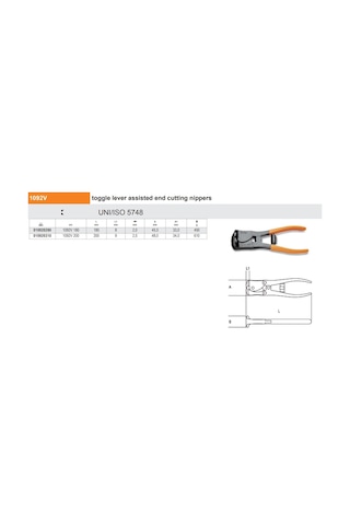 Beta 1092v-200 Tepe Keski Ürün Kodu 010920310