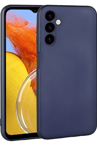 Zore Galaxy Uyumlu M14 Kılıf Premier Silikon Kapak - Lacivert Lacivert