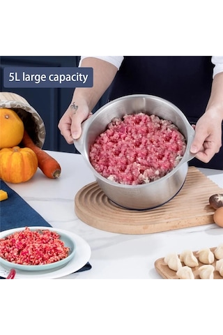 Cbtx 5 Vitesli Paslanmaz Çelik Gıda Parçalayıcı Elektrikli Makine 5 L