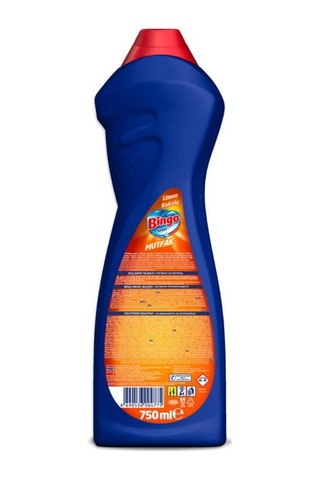 Bingo Krem Mutfak Yüzey Temizleyici Limon Kokulu 750 ML
