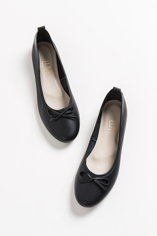 Luvishoes Cilt Kadın Babet Siyah