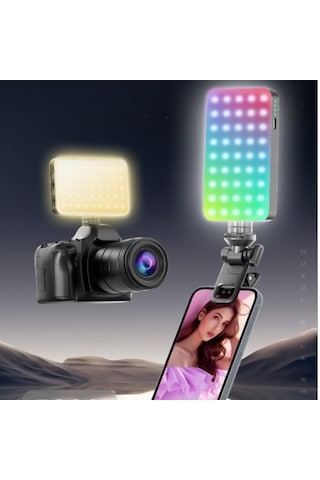 Rgb Mini Led Işık - Telefon Ve Laptop Uyumlu Renkli Dolgu Işığı
