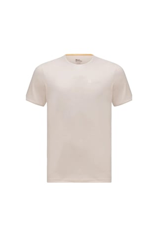 Jack Wolfskin Travel T M Erkek Tişört 1809751-5629 Bej