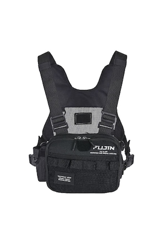 Fujin Tactical Vest Black Balıkçı Çantası