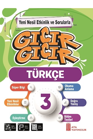 3.sınıf Gıcır Gıcır Yeni Nesil Etkinlik Ve Sorularla Türkçe Ve Matematik Seti