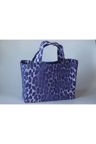 Meryy Collection Meryy Xollection Mor Leopar El Çantası Mor