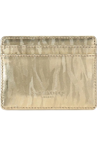 Kurt Geiger Chelsea Card Holder Kadın Deri Kartlık Altın