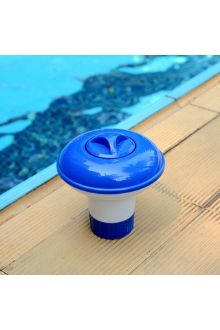 Xiyyadms 132mm Yükseklikli Mavi-beyaz Pp Klor Tablet Dağıtıcı, 125mm Çaplı Su İçin İlaç Atıcı Aleti