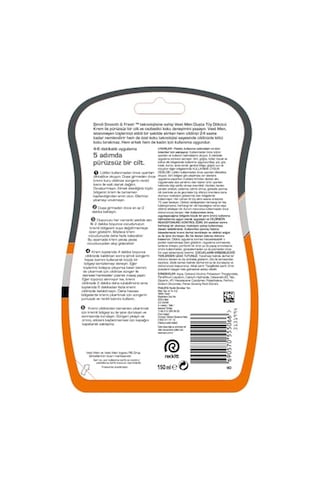 Veet Men Duşta Tüy Dökücü Krem Erkeklere Özel Vücut, Bacak Ve Koltuk Altı 150 Ml