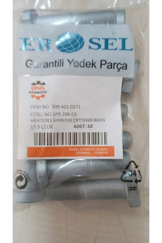 Mercedes Sprinter Çift Teker Bijon Somun Set 10 Adet