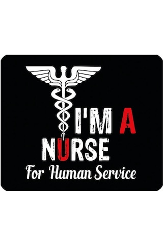 Ben Bir Hemşireyim - Baskılı Mouse Pad Kare Mousepad