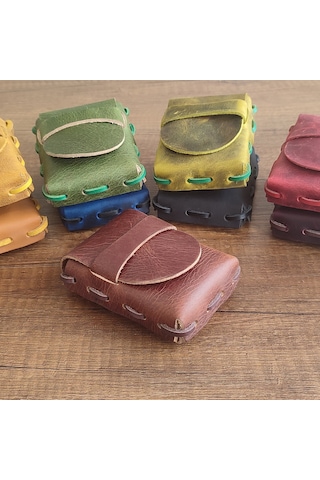 Sumerian Leather Craft  Deri Sigara Kılıfı Tarçın