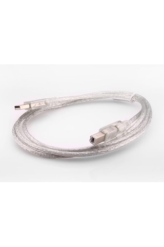S-Link 1.5M Yazici Kablosu Sl-U2015 Usb 2.0 Şeffaf Kablo