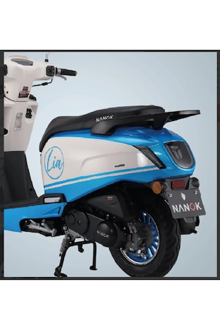 Nanok Lia 50 Scooter Beyaz - Mavi