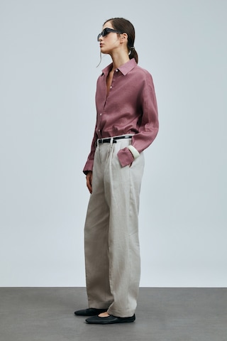 Lufian Navasa Kadın Keten Pantolon Bej Bej 121190022100550 Bej