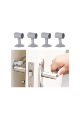 River World 4 Adet Çok Amaçlı Vakumlu Kapı Stoperi,kablo Organizeri,telefon Sabitleyici