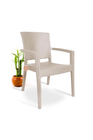 2 Adet Rattan Victor Kollu Sandalye Koltu Sandalye Koltuk 2'li S